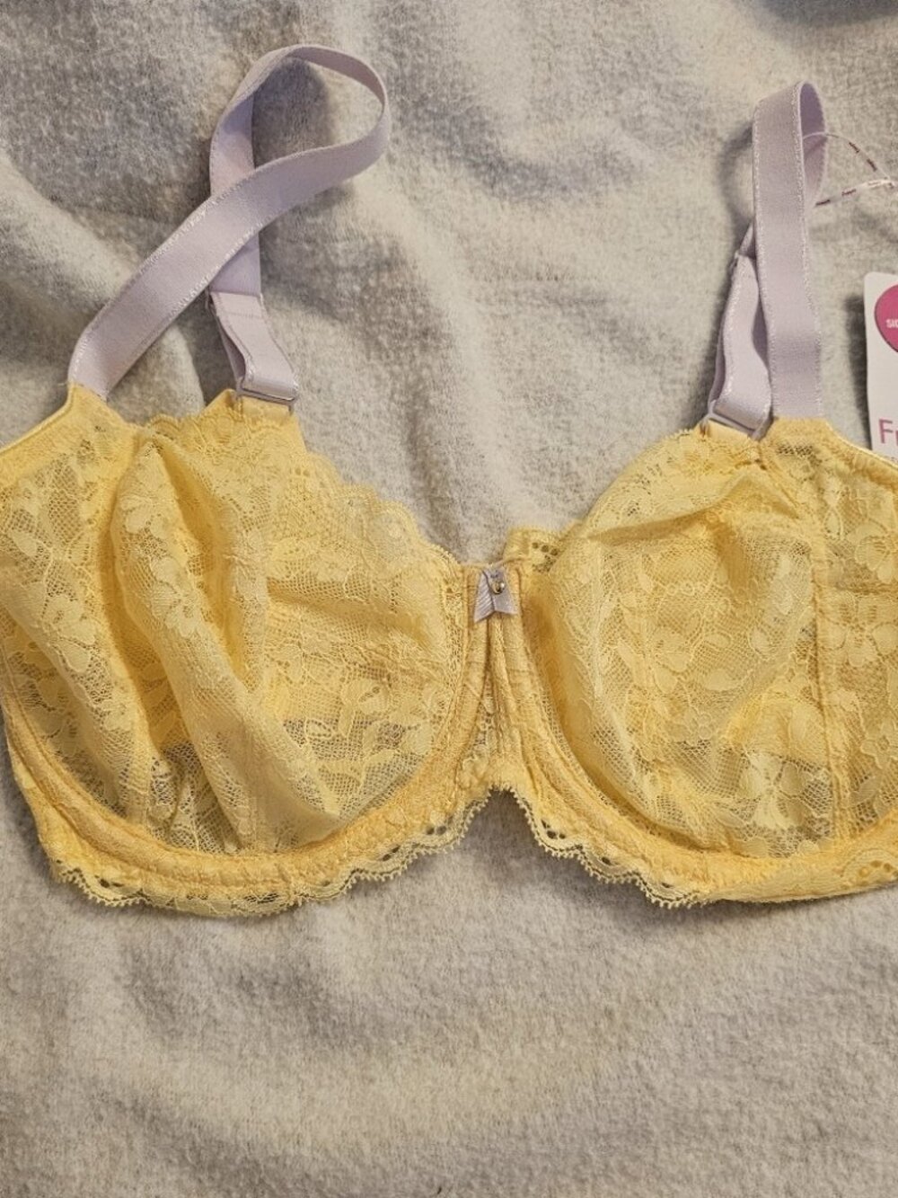 Freya Offbeat Underwire Side Support Bra - Yellow 30J Bra